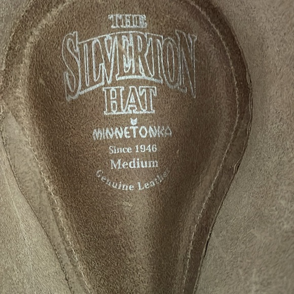 Vintage Minnetonka Leather Hat M - Picture 7 of 15